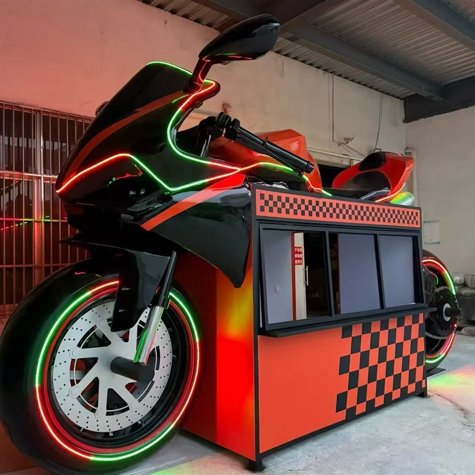 helmet-style design and motorcycle-inspired appearance
