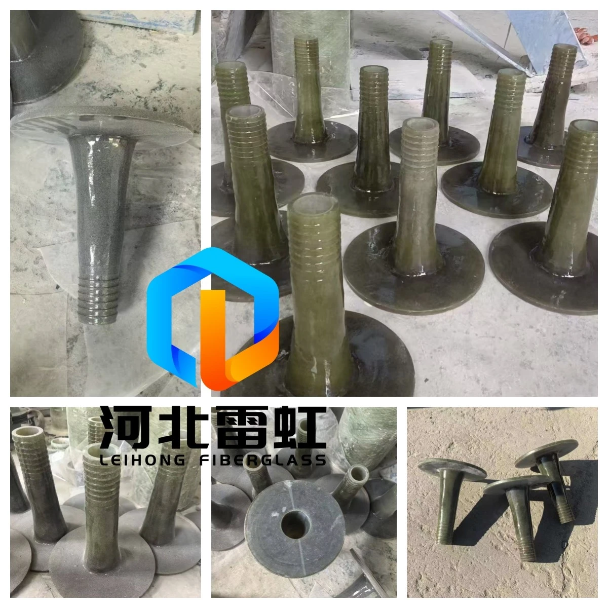 GRP Threaded Flange Pipes