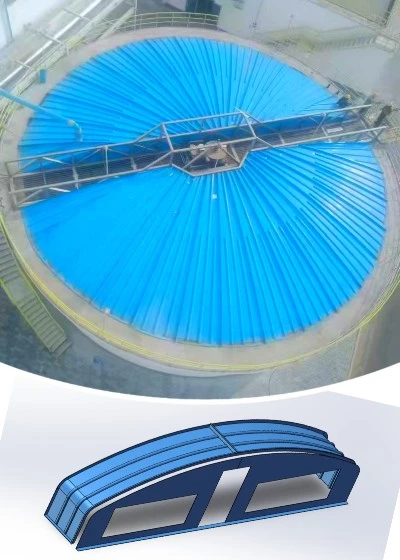FRP Wastewater Tank Covers FRP Wastewater Tank Covers